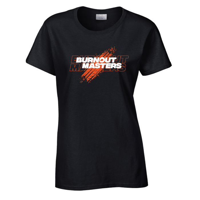 BURNOUT MASTERS Tread Mark LADIES T-Shirt