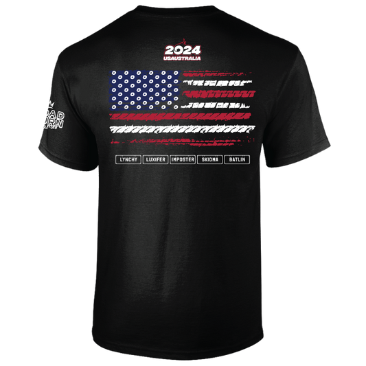 BURNOUT MASTERS WORLD TOUR 2024 Official USAustralia T-shirt!